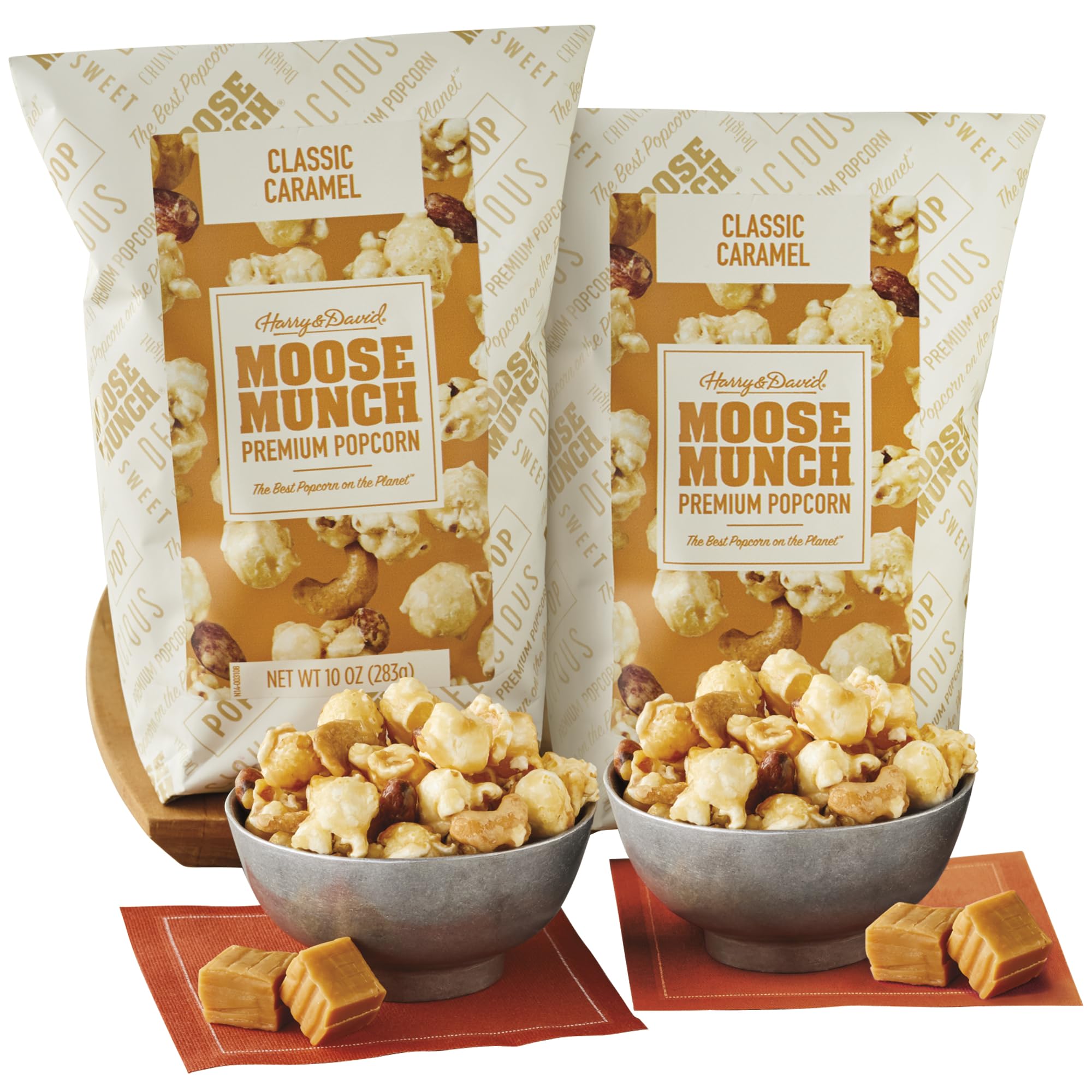 Moose Munch front packaging showing two 10 oz bags, great for gifting
