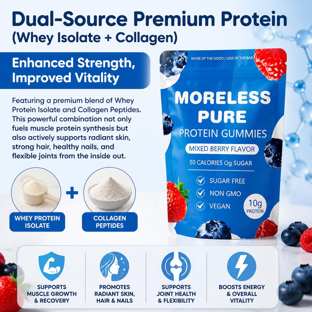 MORELESS serving size in hand showing portable portion control benefit