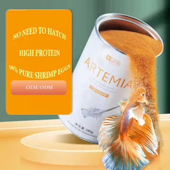 MorexLab being fed in a freshwater aquarium, supports healthy fry growth