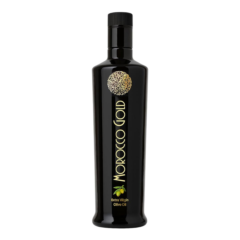 Morocco Gold front bottle 500ml showing label and premium packaging benefit freshness