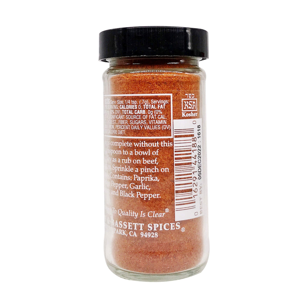 Morton & Bassett used on tacos demonstrating bold color and authentic Tex‑Mex taste boost