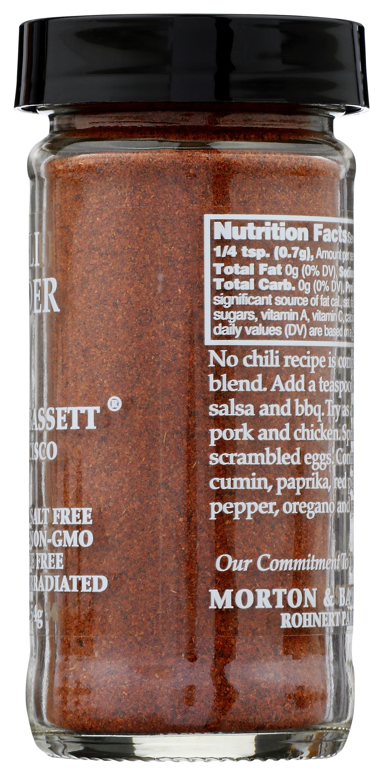 Morton & Bassett jars on pantry shelf showing neat presentation and long-lasting freshness
