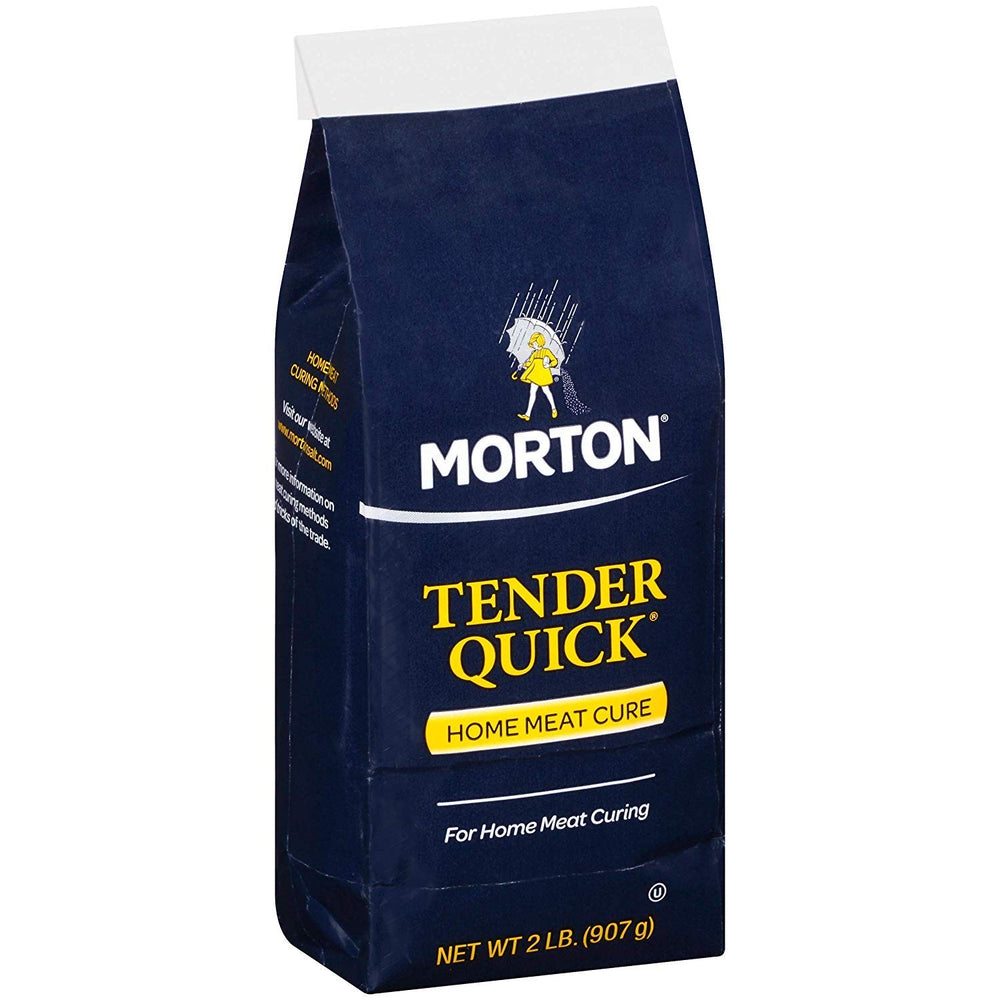 Morton Tender Quick front packaging showing product name and two-pack convenience for reliable curing