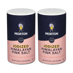 Morton front packaging showing two 22 oz containers and clear labeling for quick identification and storage