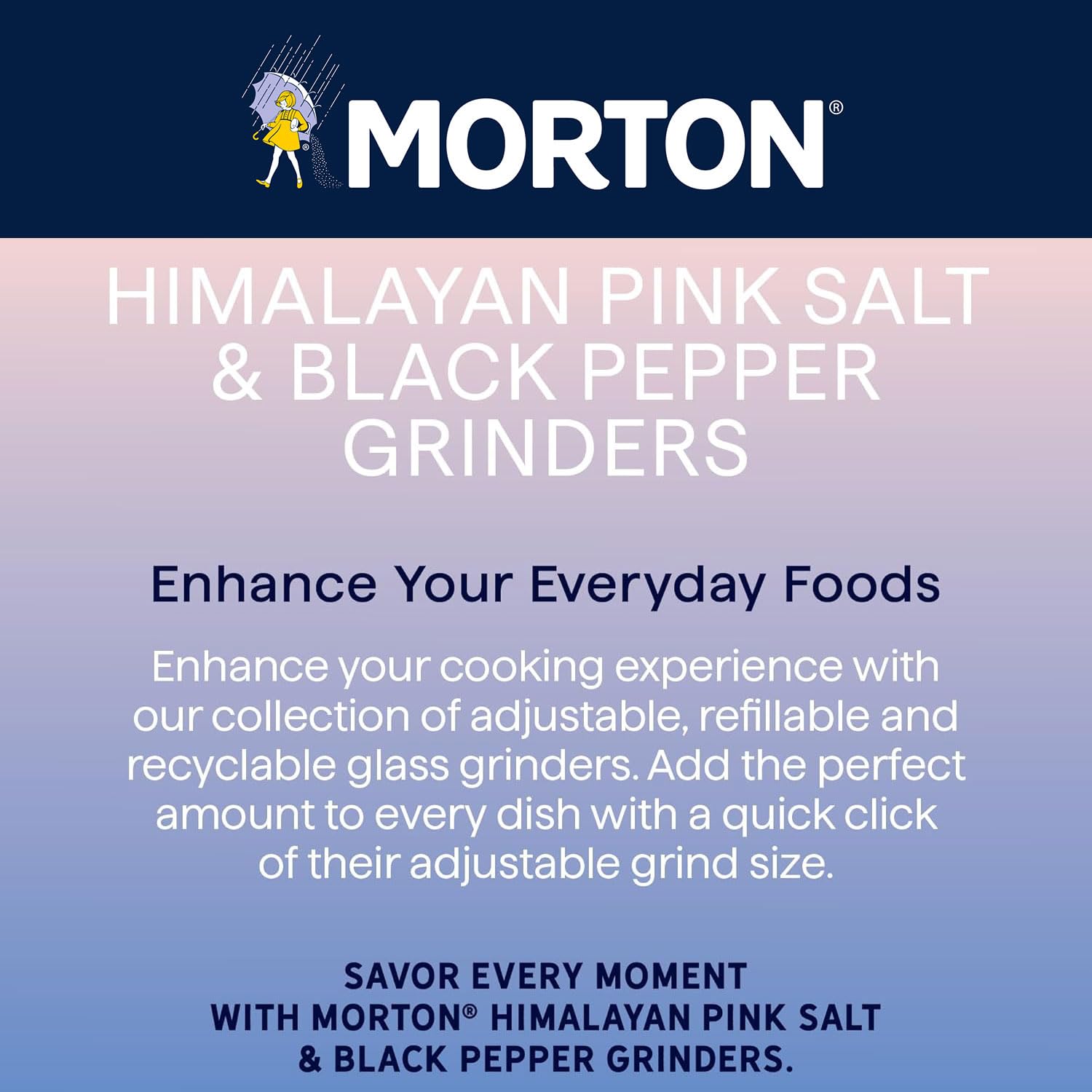 Morton texture of Himalayan pink salt crystals emphasizing natural color and finishing appeal