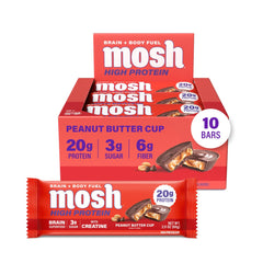 MOSH front packaging showing 12-count box and product name benefits