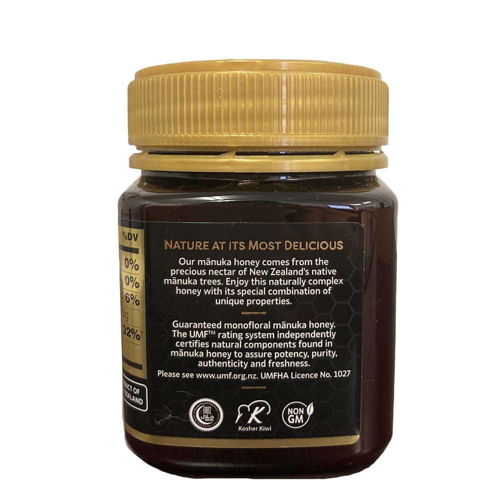 Back label and nutrition panel of Mother Earth jar showing batch traceability