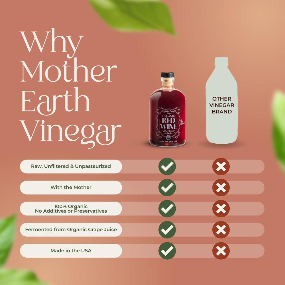 Mother Earth Vinegar close-up of the Mother strands showing natural fermentation texture