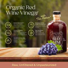 Mother Earth Vinegar pouring through spout for precise control and measured use