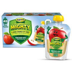 Mott's Honeycrisp front packaging showing brand and convenient count