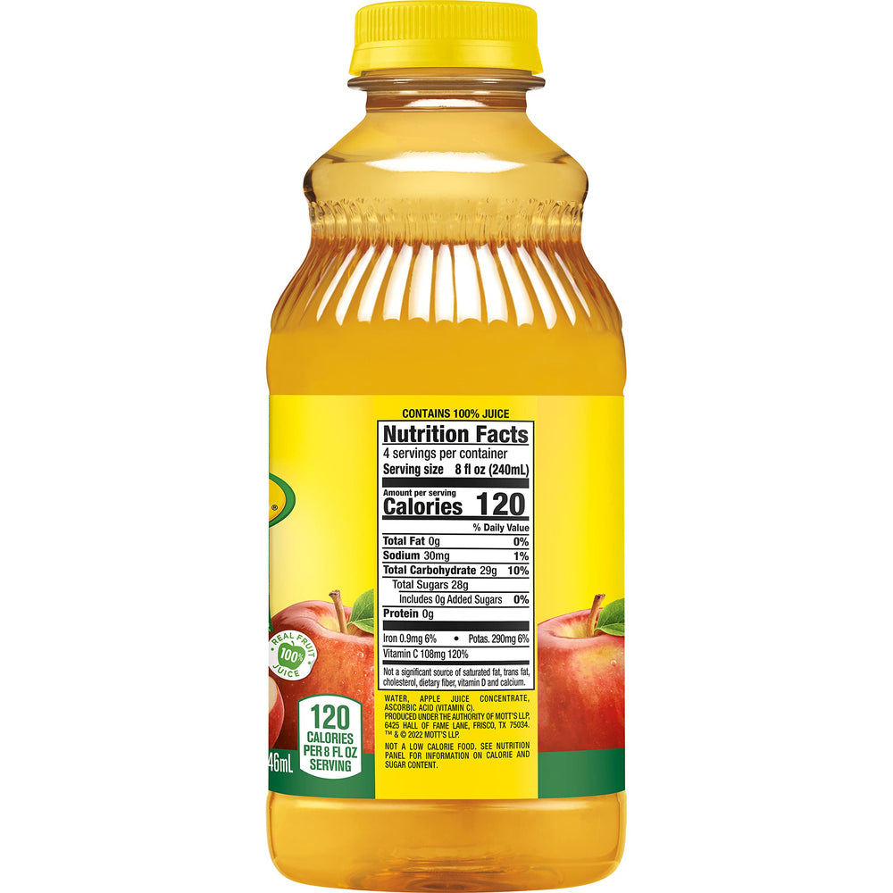 Mott's bottle on breakfast table illustrating family-friendly use
