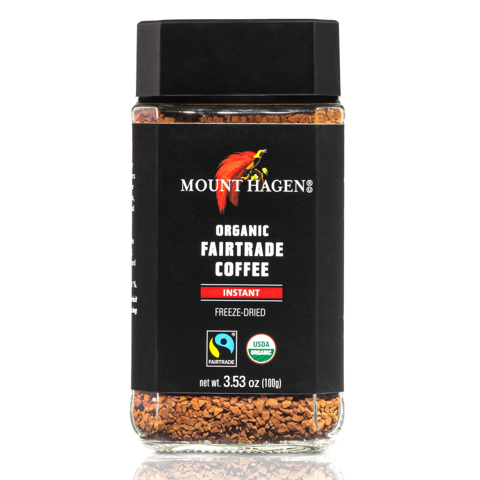 Mount Hagen glass jar close-up highlighting airtight lid and reusable packaging benefit