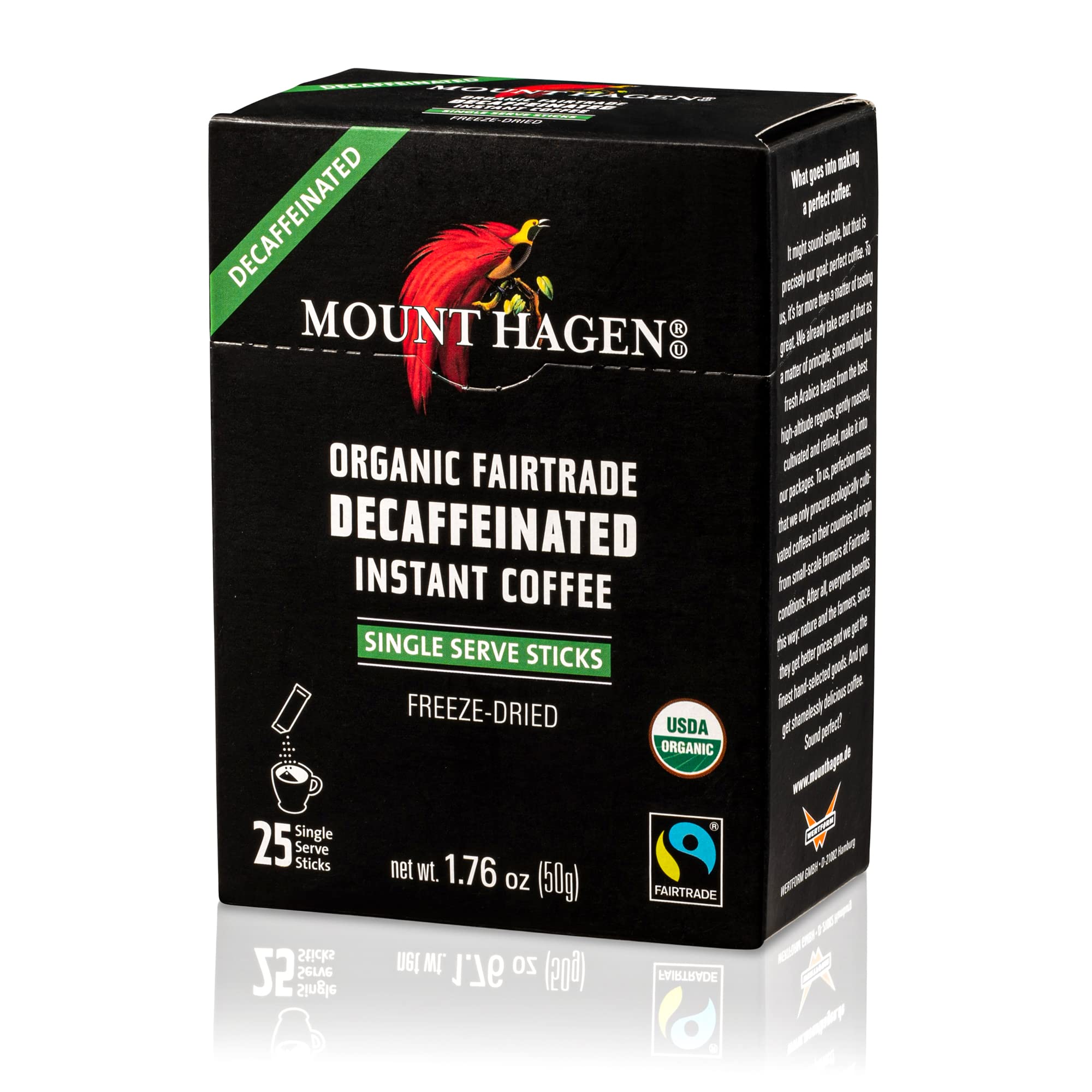 Mount Hagen iced coffee made with a stick showing refreshing cold option