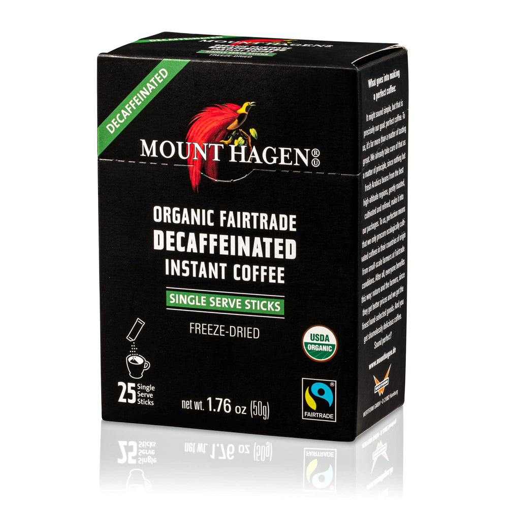 Mount Hagen iced coffee made with a stick showing refreshing cold option