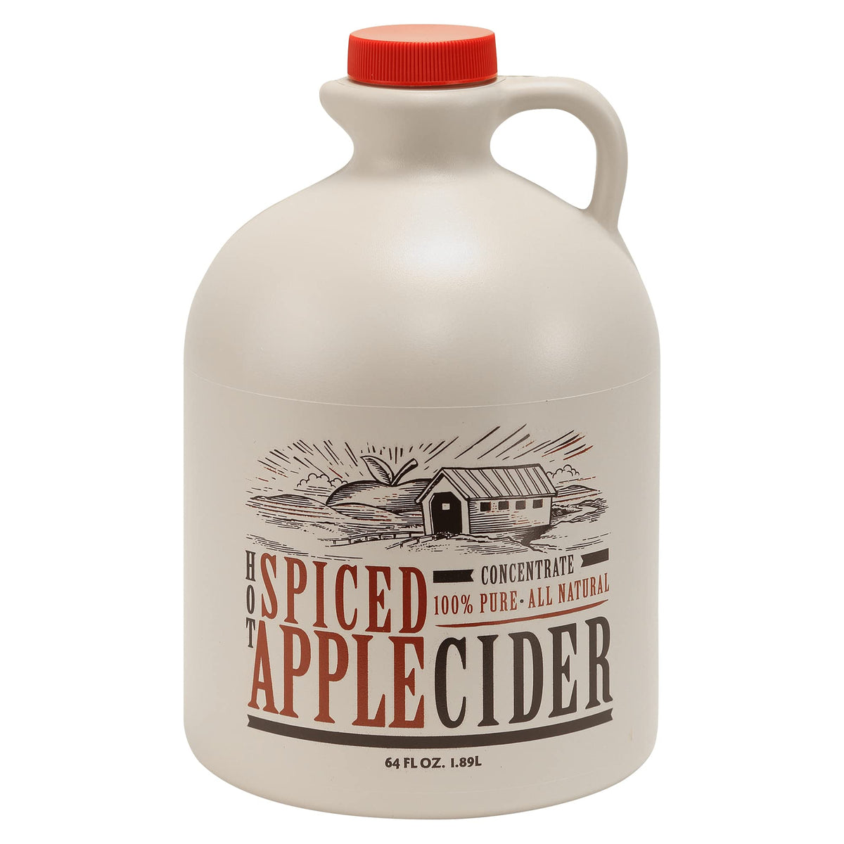 Mountain Cider Company front packaging showing bottle and serving benefit