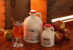 Mountain Cider Company served in mug with cinnamon garnish offering warm comfort