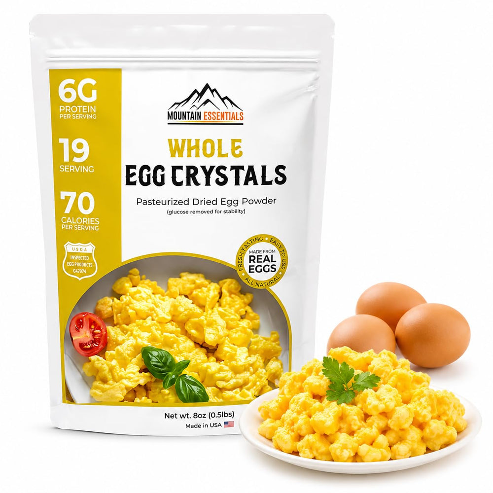 MOUNTAIN ESSENTIALS front packaging showing product and convenience