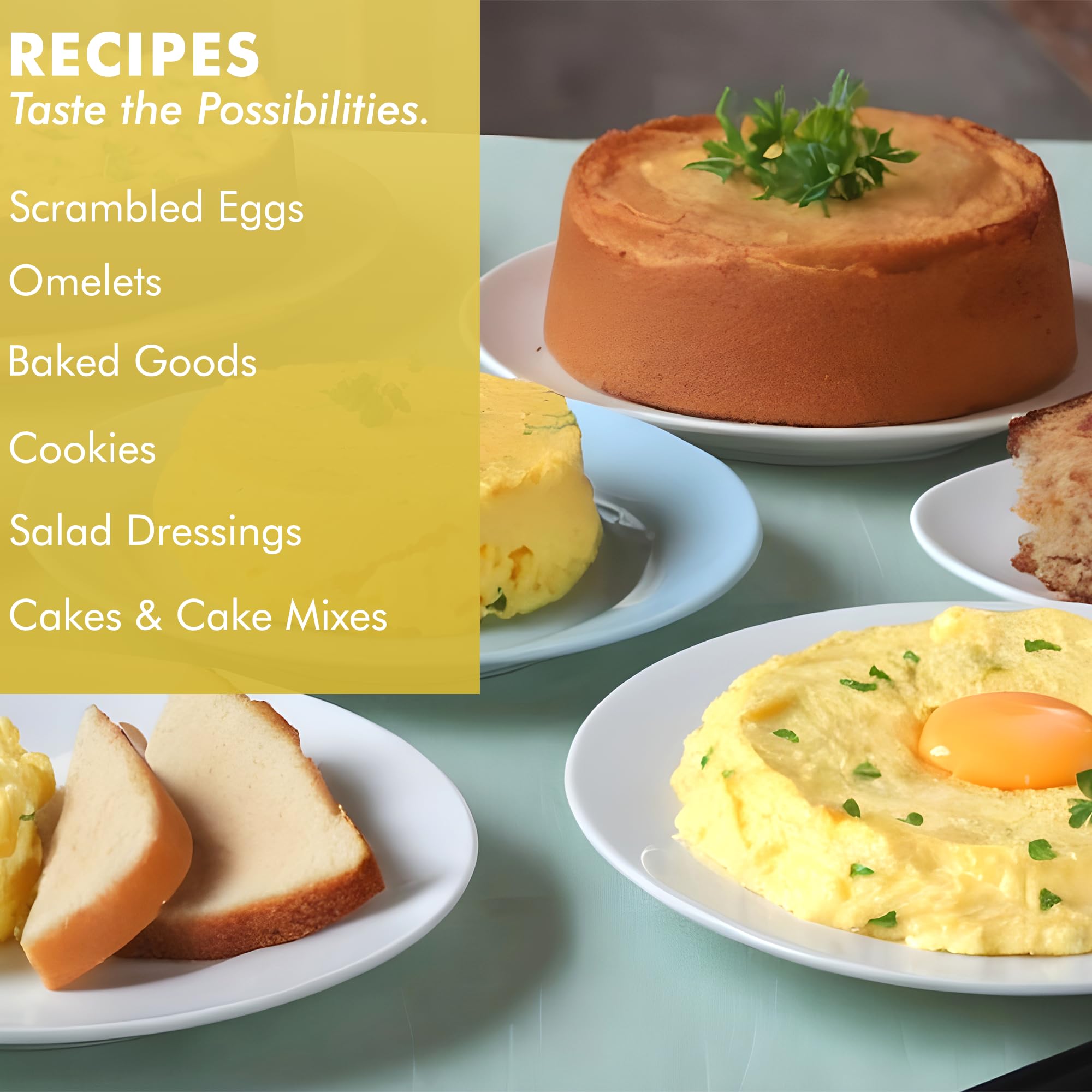 MOUNTAIN ESSENTIALS reconstituted eggs in bowl ready to cook