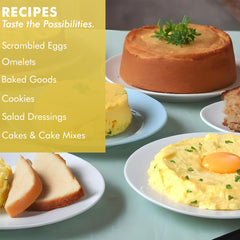 MOUNTAIN ESSENTIALS reconstituted eggs in bowl ready to cook
