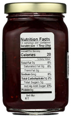 Mountain Fruit Co. open jar close-up showing vibrant raspberry color and freshness