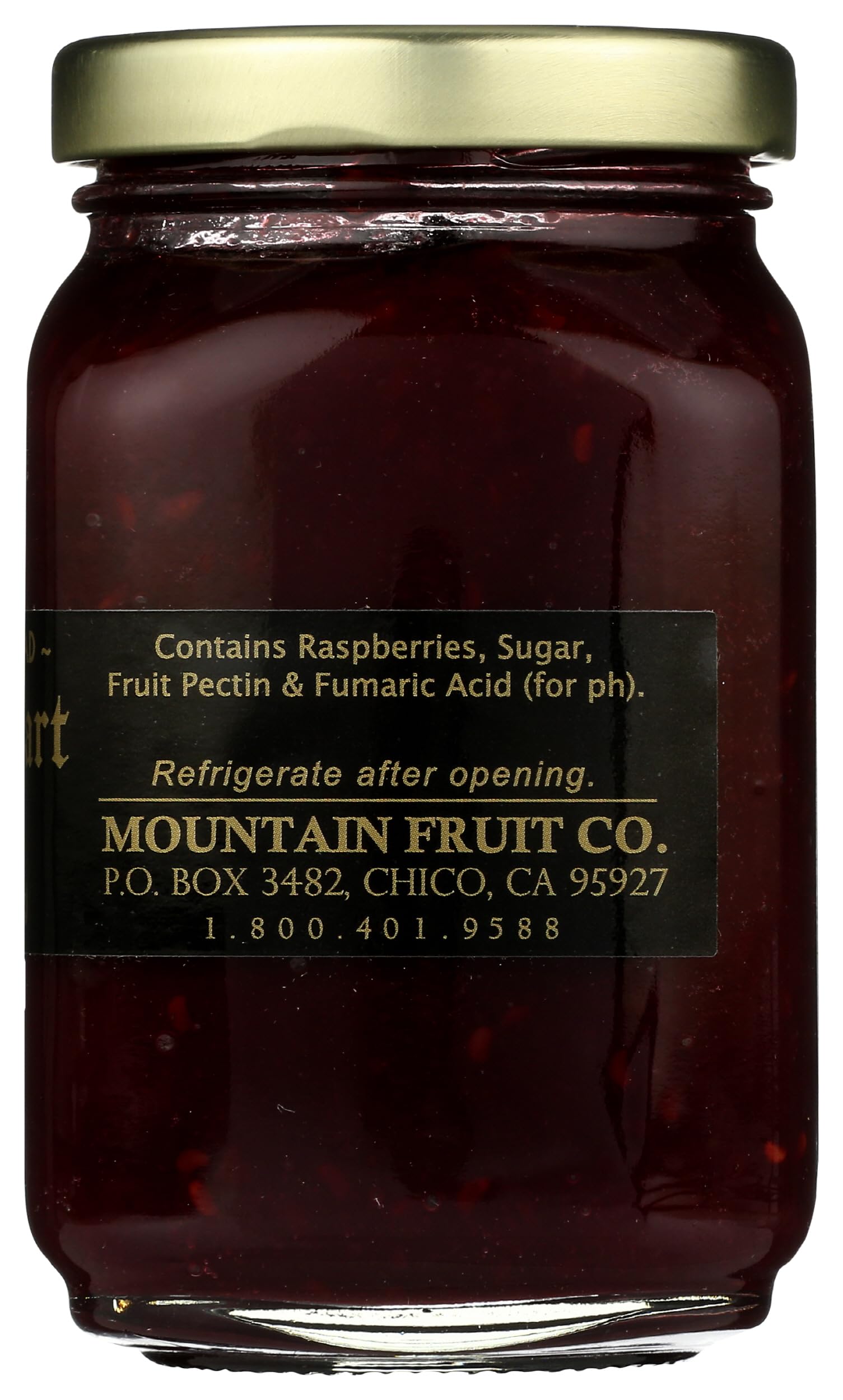 Mountain Fruit Co. raspberry jam on crackers highlighting versatile serving options