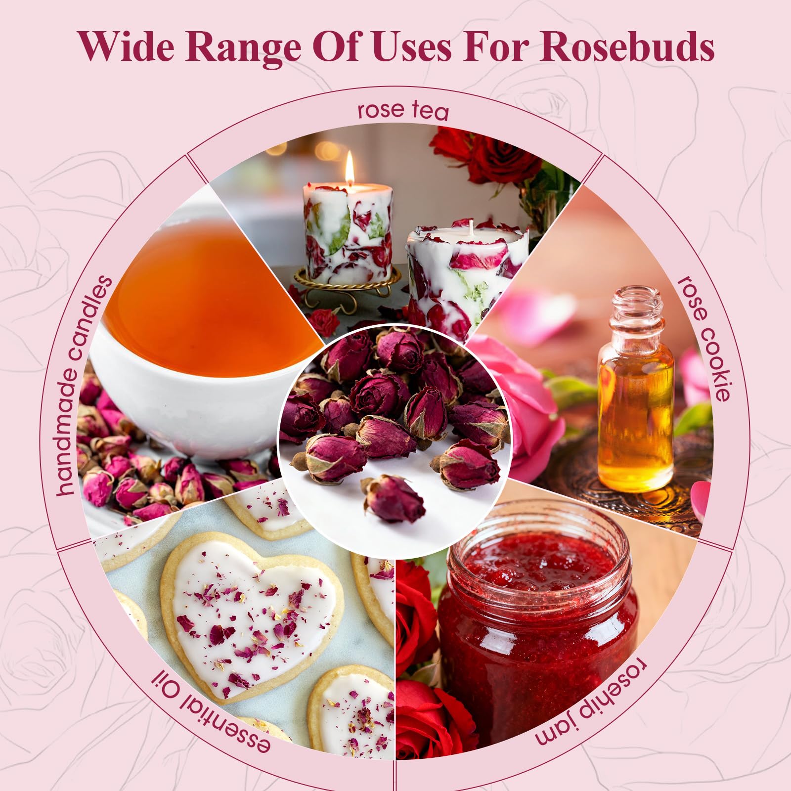 MQUPIN product label close-up highlighting food-grade and hand-picked details