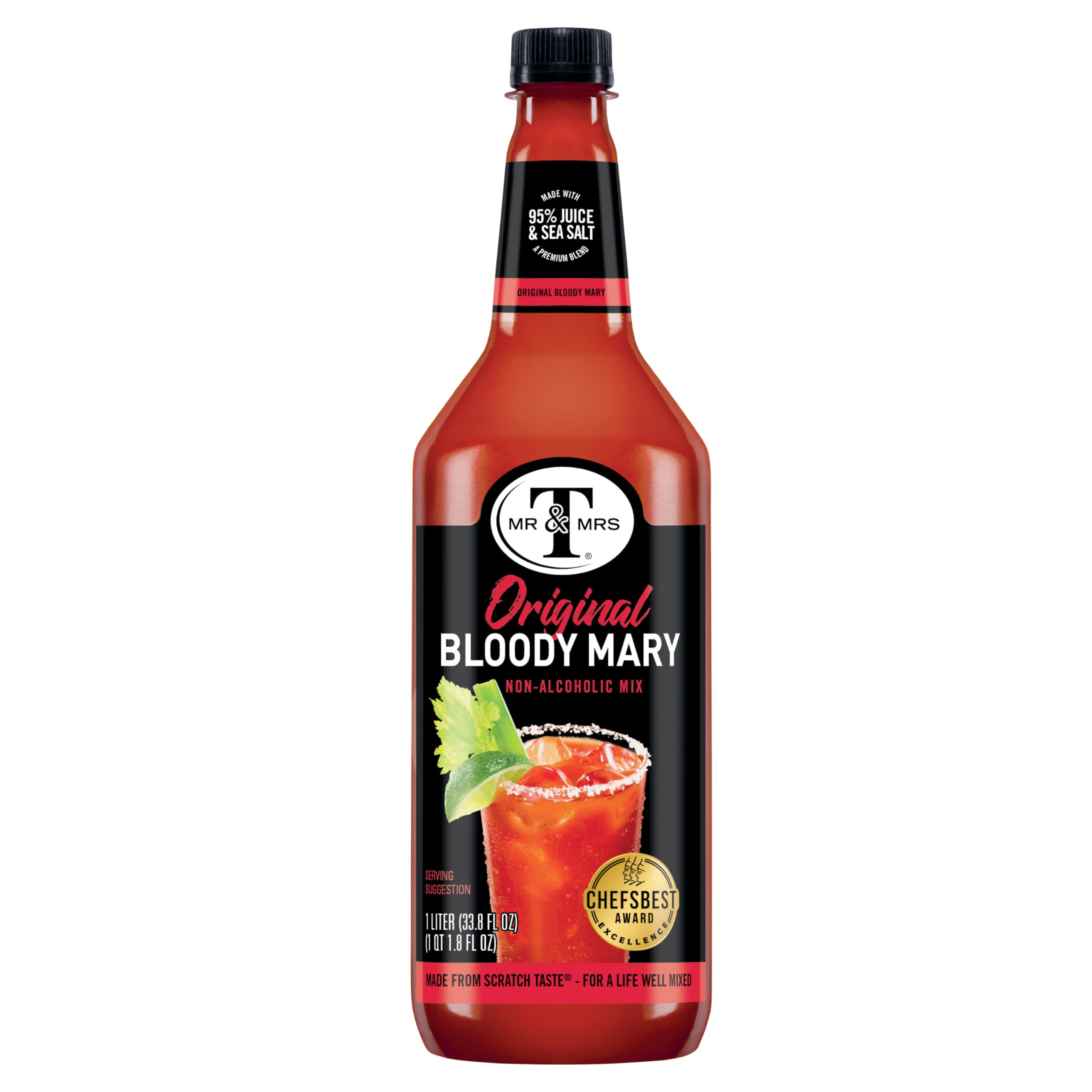 Mr & Mrs T mix texture with ice showing smooth tomato consistency