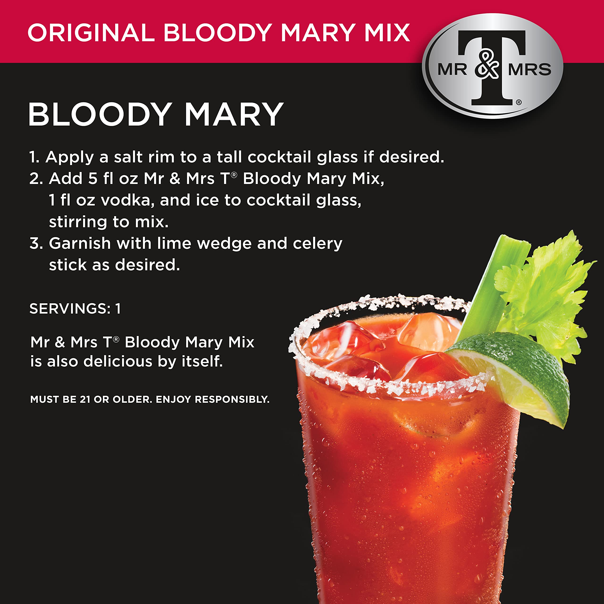 Mr & Mrs T close-up label highlighting ingredients and premium look