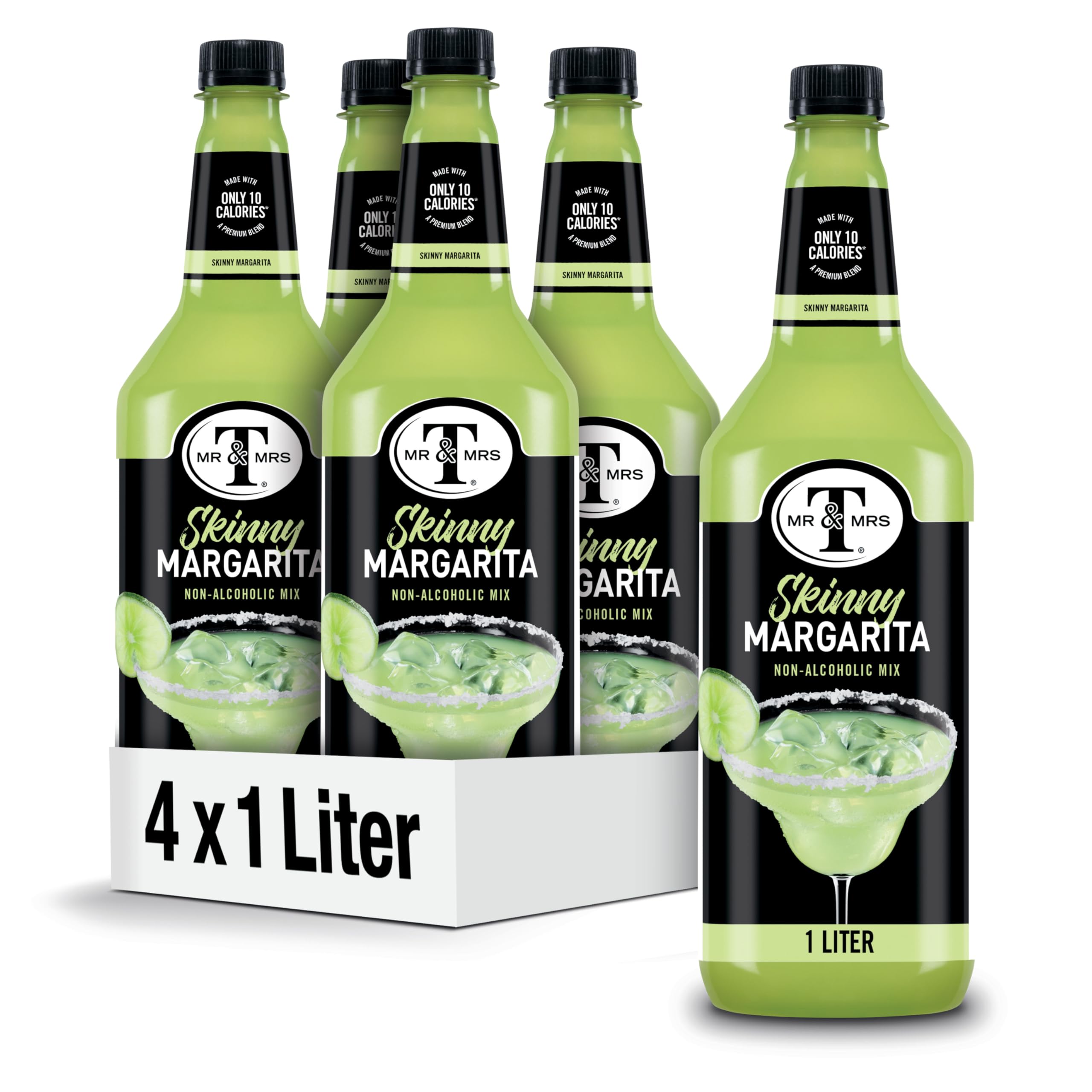 Mr & Mrs T front bottle view showing label and ready-to-serve mixer benefit