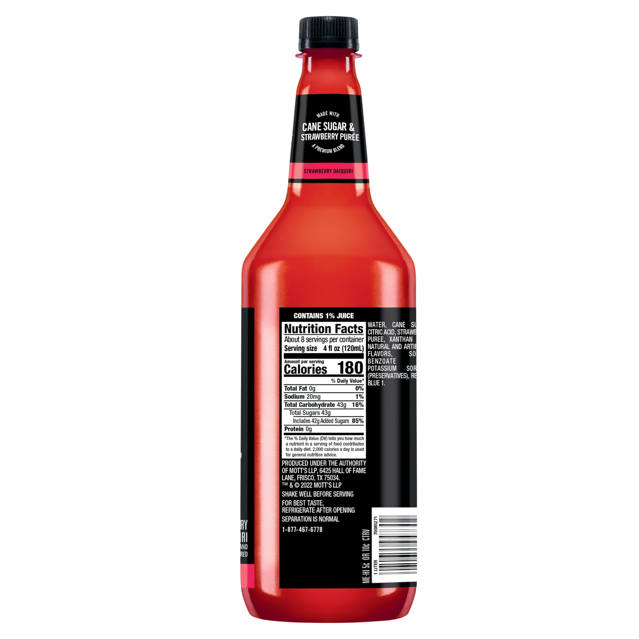 Mr & Mrs T mix with fresh strawberries and lime demonstrating real fruit flavor
