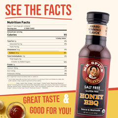 Mr. Spice closeup label view highlighting organic ingredients and clean‑label benefit