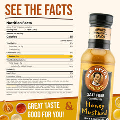 Mr. Spice close-up texture showing thick honey mustard consistency and rich color