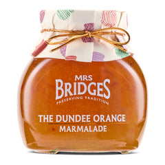 Mrs Bridges jar front view showing label and premium look