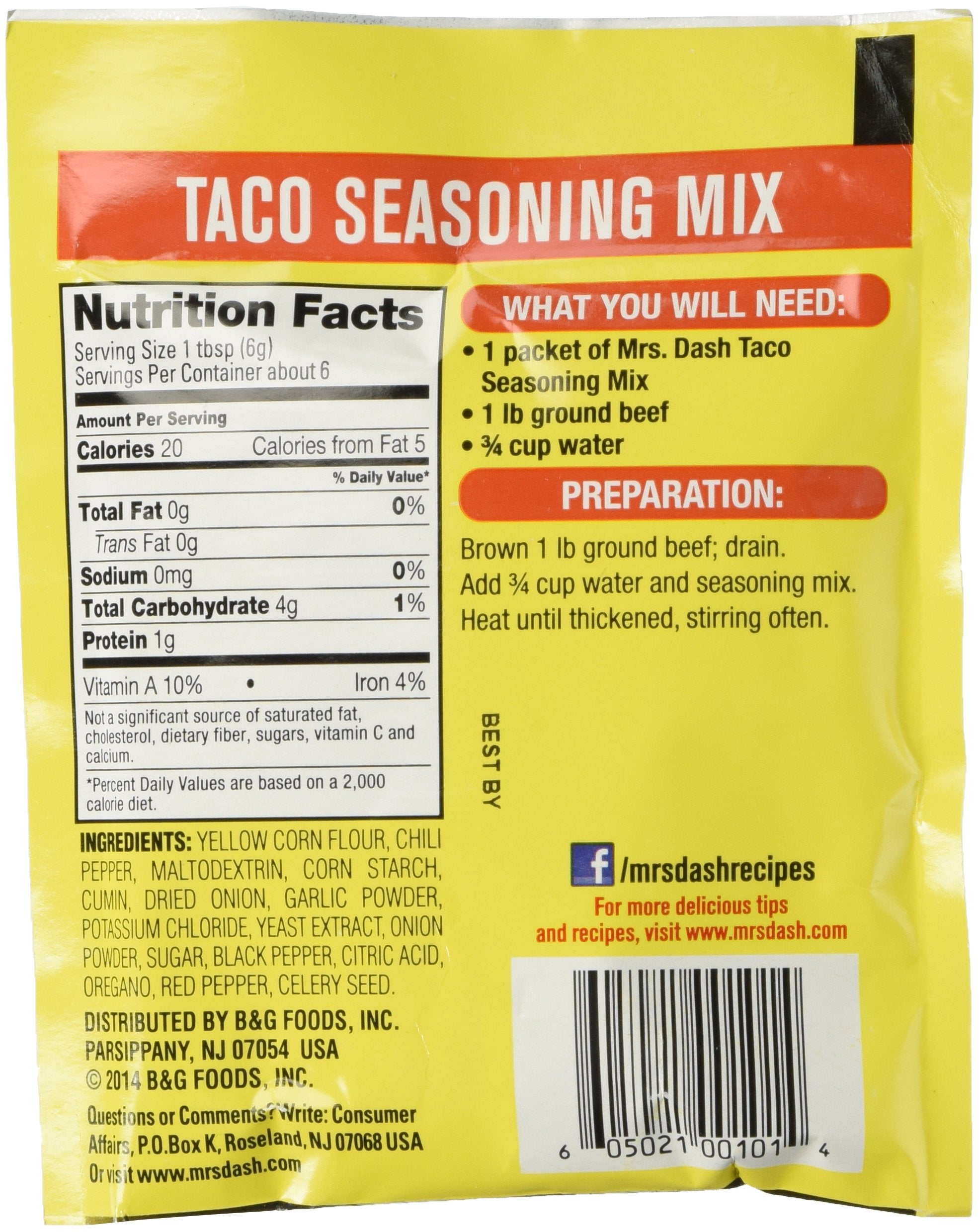 Mrs. Dash taco bowl with seasoned meat and toppings demonstrating bold flavor