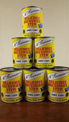 Mrs. Fearnow's close-up of stew texture highlighting shredded chicken and vegetables for appetizing appeal