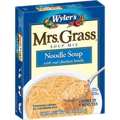 Mrs. Grass noodle close-up displaying tender egg noodles and quick hydration