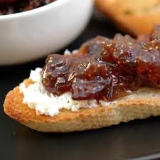 Mrs. Miller's spoonful of fig jam close-up showing thick texture and spreadability benefit