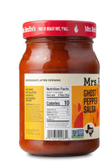 Mrs. Renfro's salsa close-up texture showing peppers and tomatoes for vivid taste
