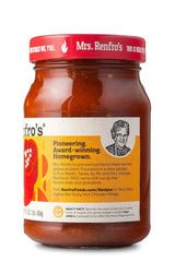 Mrs. Renfro's salsa served in bowl with chips for spicy snack pairing