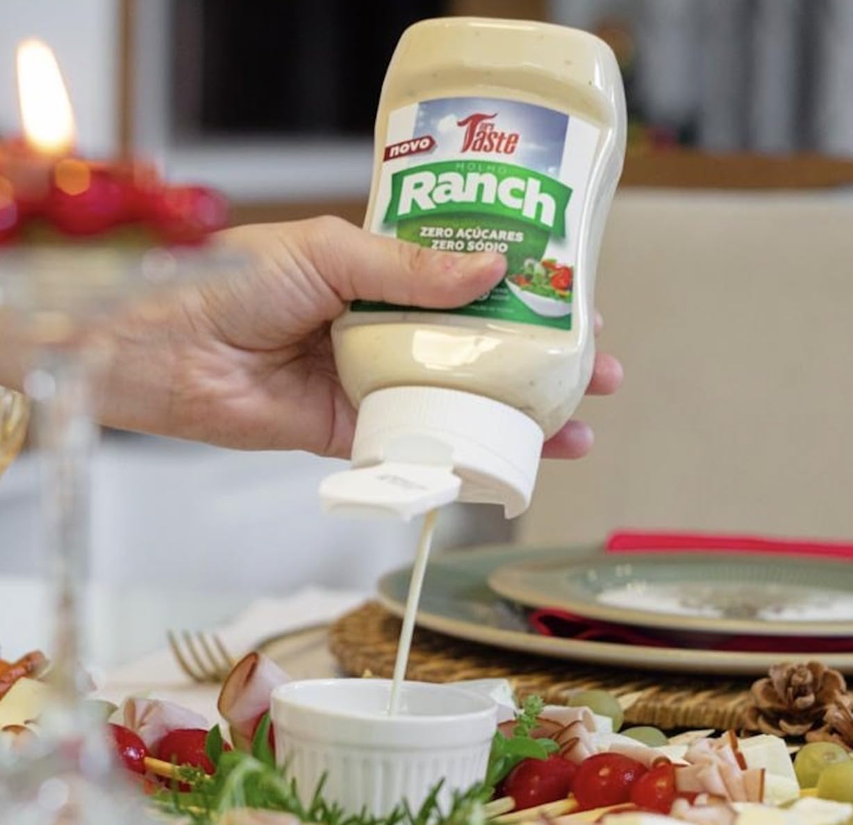 Mrs Taste ranch dip with vegetables illustrating a healthy snack option
