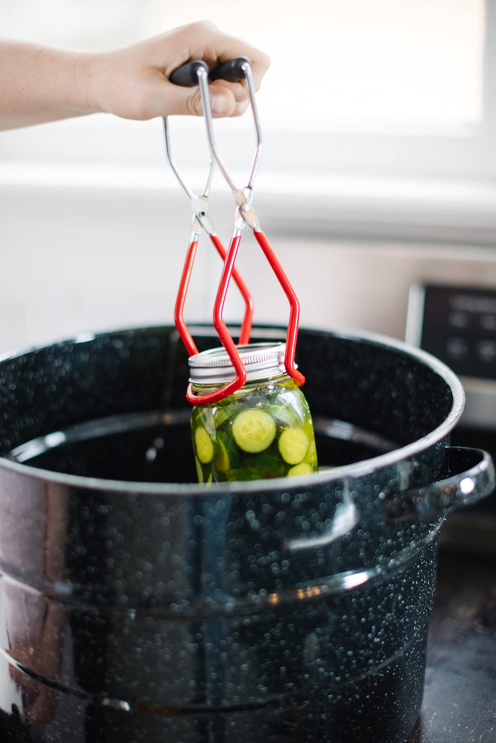 Mrs. Wages pickles served on a burger highlighting taste enhancement
