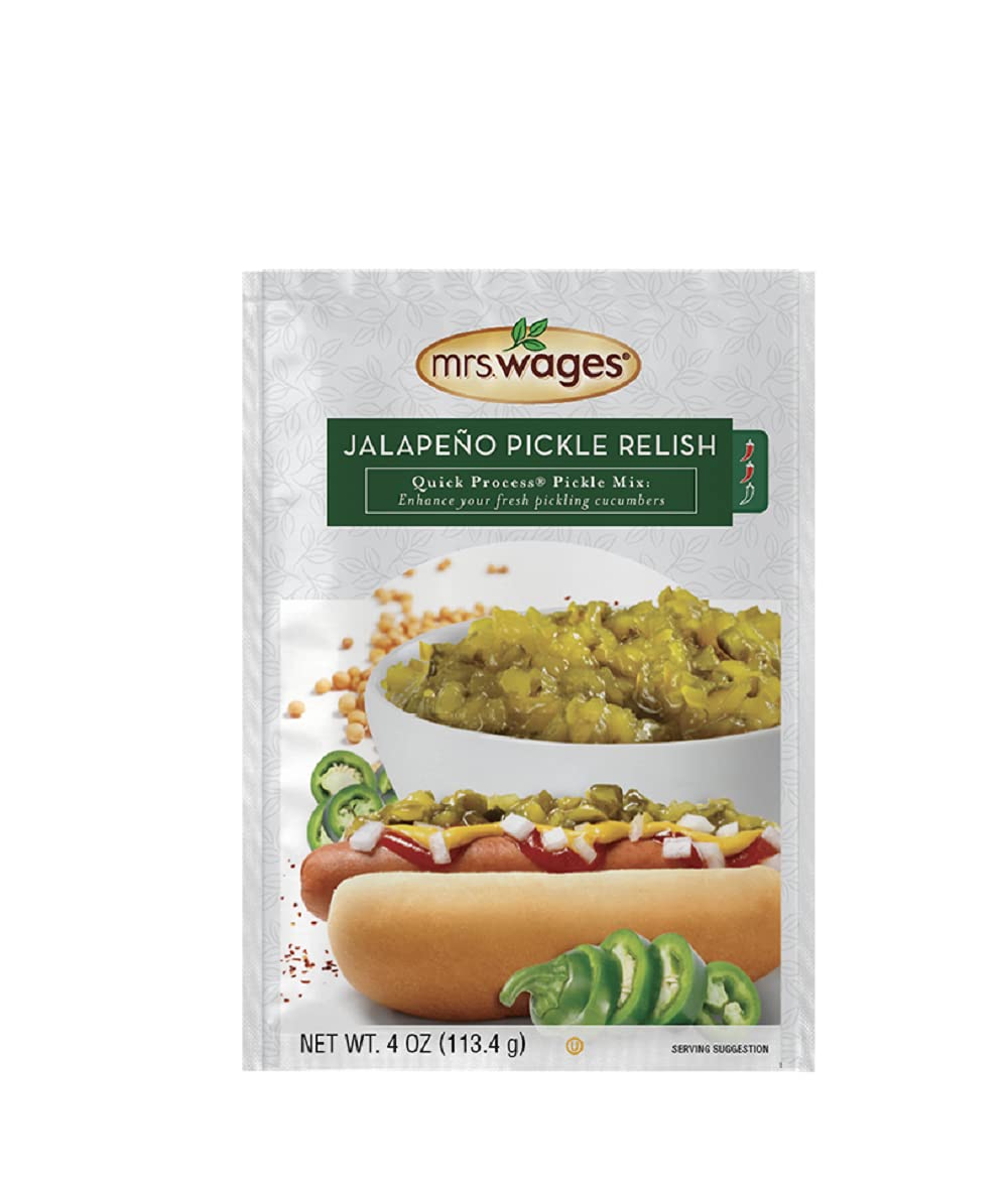 Mrs. Wages front packaging showing spice mix and recipe benefits