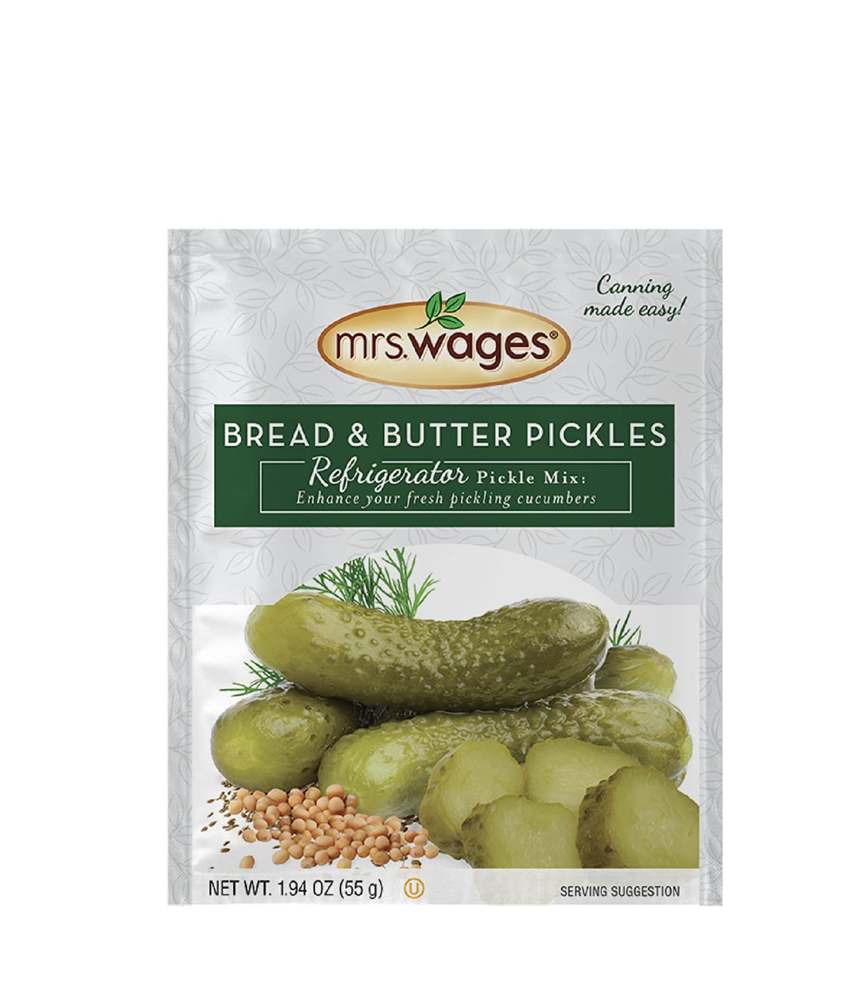 Mrs. Wages front packaging showing 12 packets and product benefits