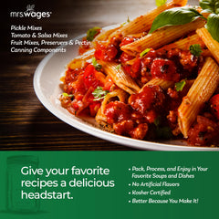 Mrs. Wages spice mix close-up highlighting texture and blend for consistent, spicy flavor