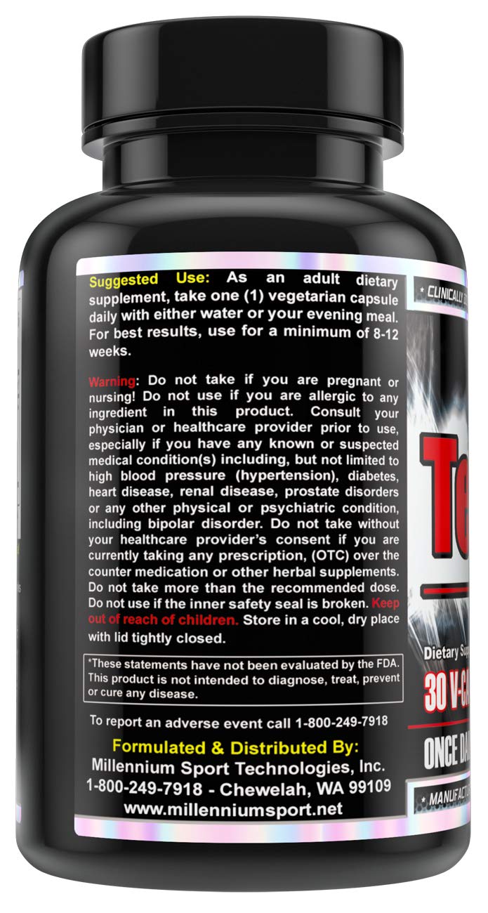 MST Testofen capsule close-up showing texture and easy swallowing