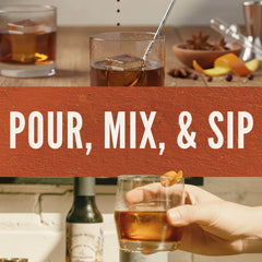 Muddy River Distillery amber bitters close-up highlighting barrel-aged color and richness