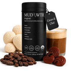 MUDWTR original front canister showing branding and servings for easy identification and convenience