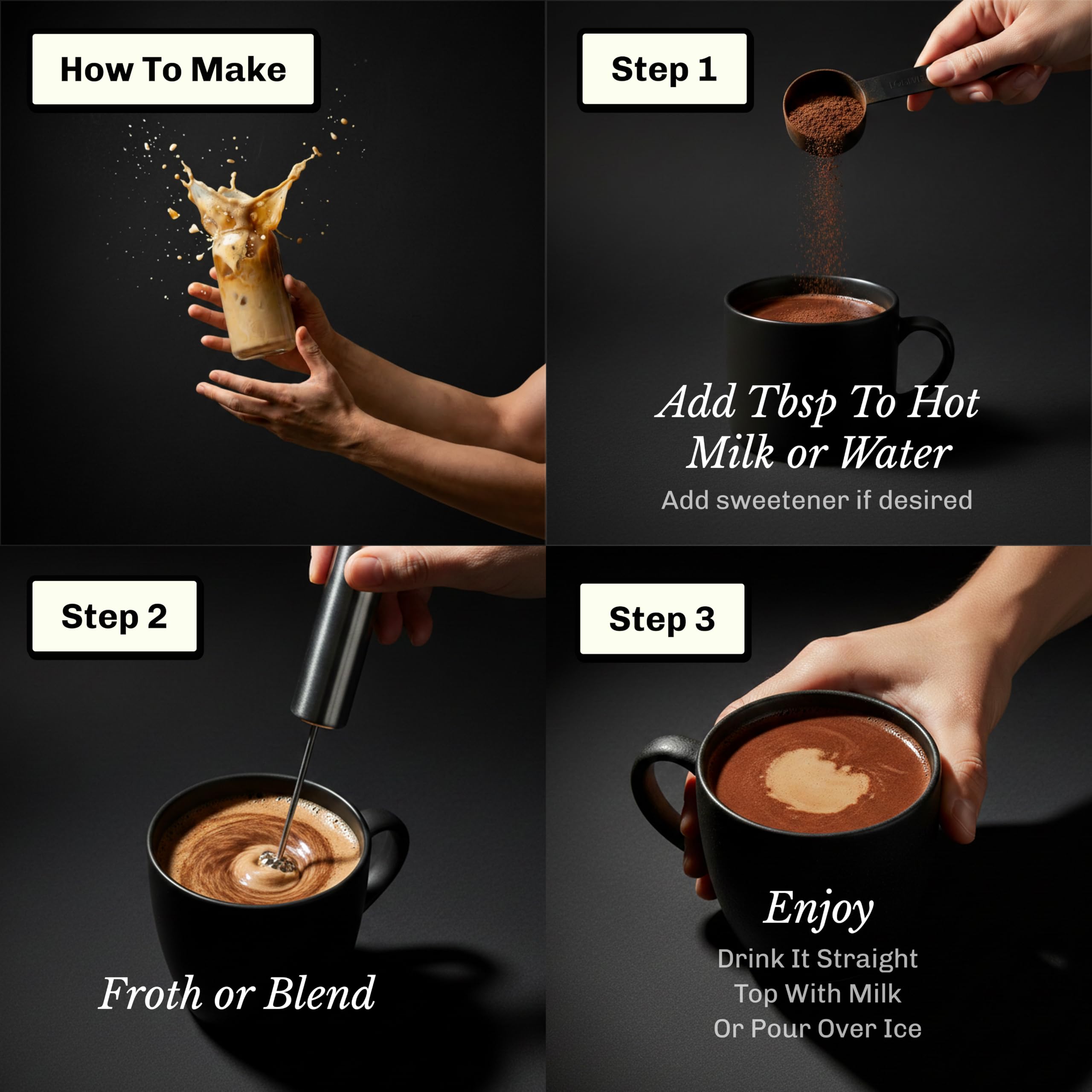 MUDWTR original next to measuring cup for serving-size comparison and simple portion guidance