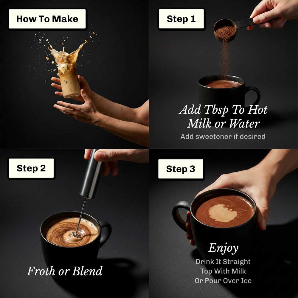 MUDWTR original next to measuring cup for serving-size comparison and simple portion guidance