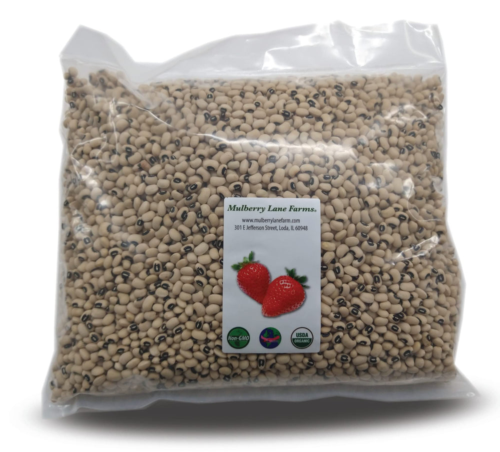 Mulberry Lane Farms front packaging showing 5 pound bag and organic seal for pantry convenience